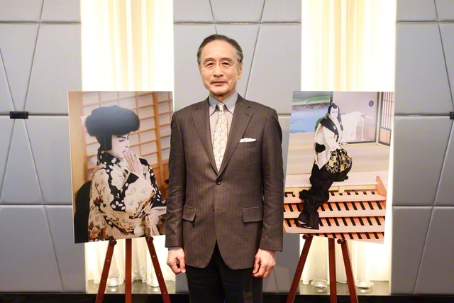 公演への意気込みを語る片岡仁左衛門