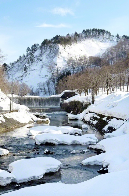 山形県大蔵村の肘折（ひじおり）温泉。1200年以上の歴史を持つ湯治場として知られている
