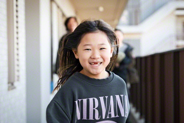 元気いっぱいの次女・虹湖さん