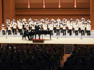 昨年4月に行われた、しなの合唱団の定期演奏会（都内で）