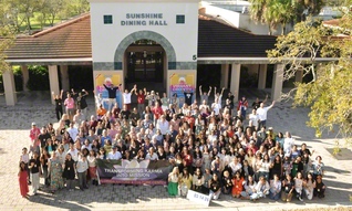 宿命転換の信心を学んだアメリカSGIの研修会（3月14日、フロリダ自然文化センターで）