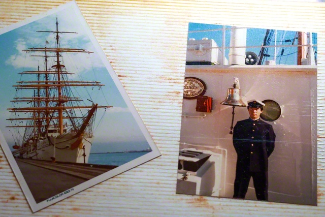 商船学校時代の寺田さん（本人提供）