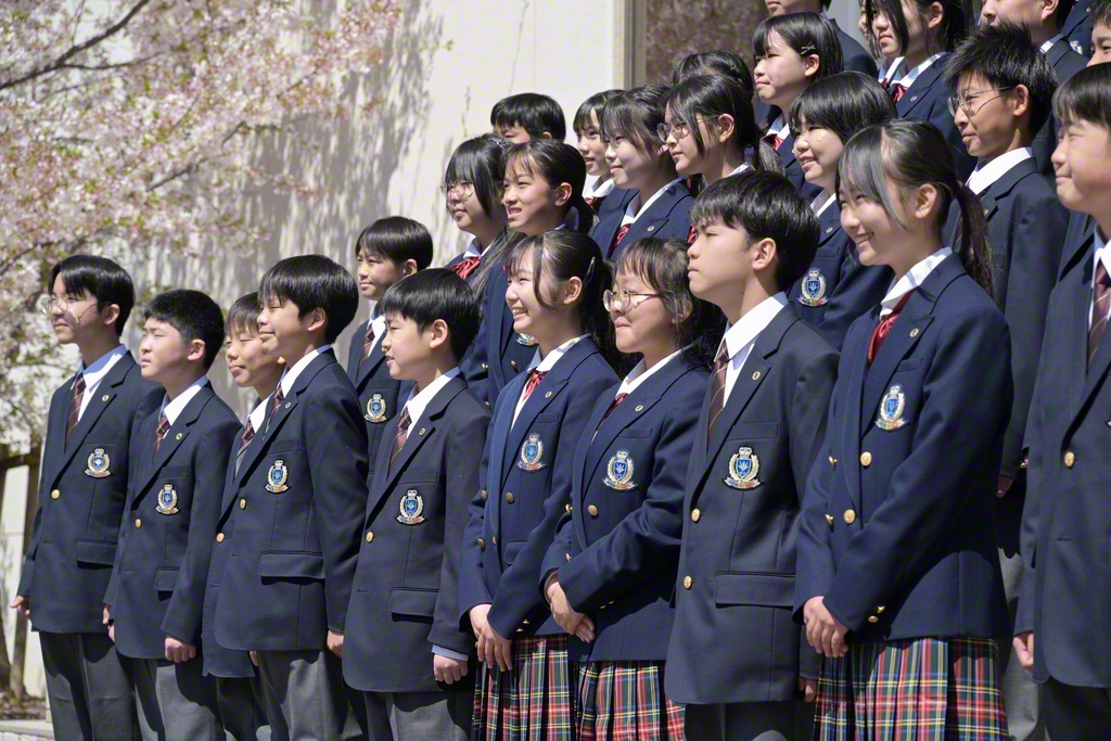 関西創価中学校の入学式