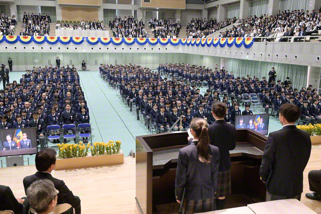関西創価高校の入学式
