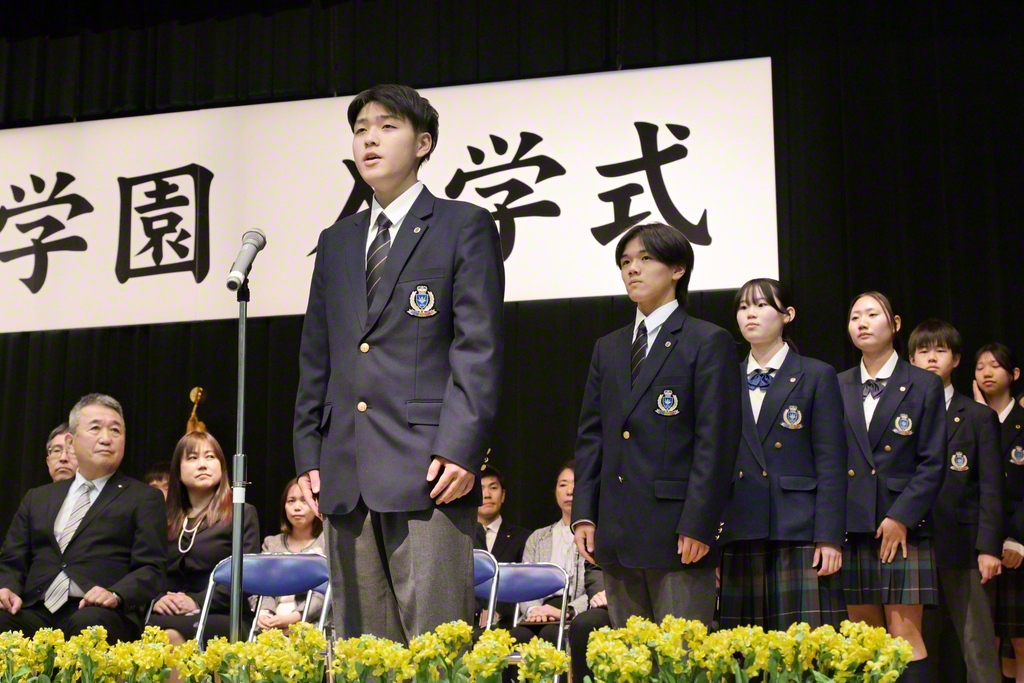 関西創価高校の入学式