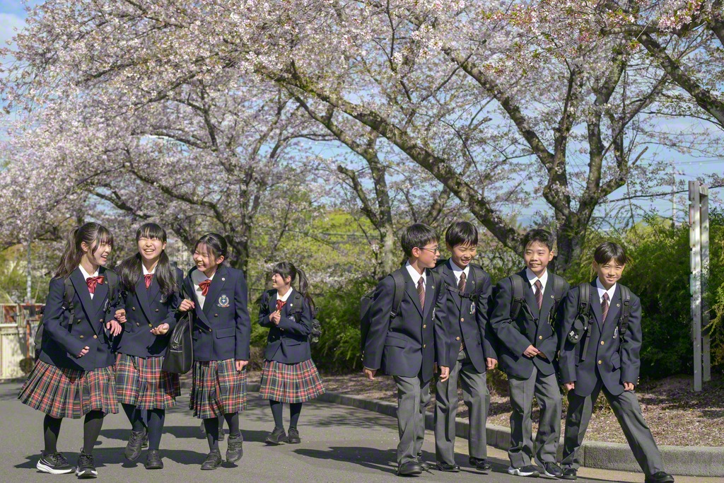 関西創価中学校の入学式