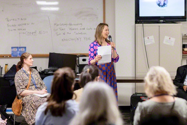 ニューヨーク女性の地位NGO委員会が主催した並行行事（3月9日）