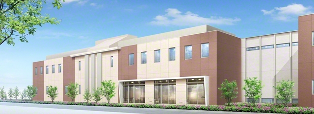 東京・創価高校の女子寮「友舞寮」増築棟の完成予想図