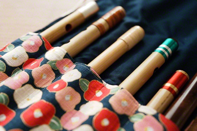 あくなき向上心で、笛にも挑戦中