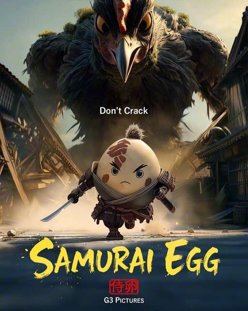 ベストシノプス+AIティザー賞「Samurai Egg」 ©WAIFF
