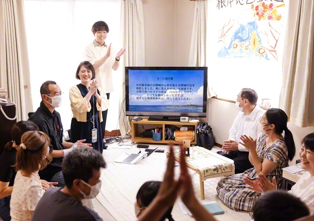 地域の同志が祈り、支え続けてくれた（昨年9月）