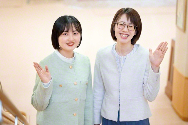 新任の飯塚少女部長㊧と鈴木少女部書記長。宝の後継の育成に全力を注ぐ