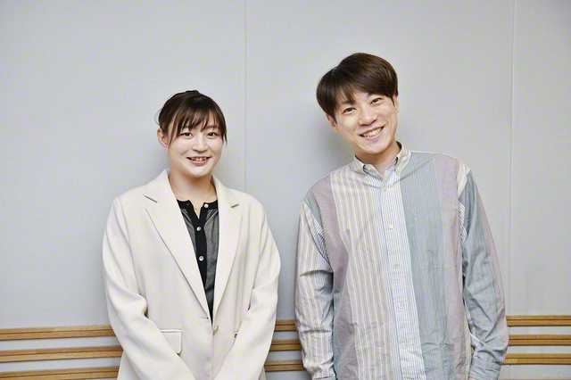 横山だいすけさん㊨と角田夏実さん