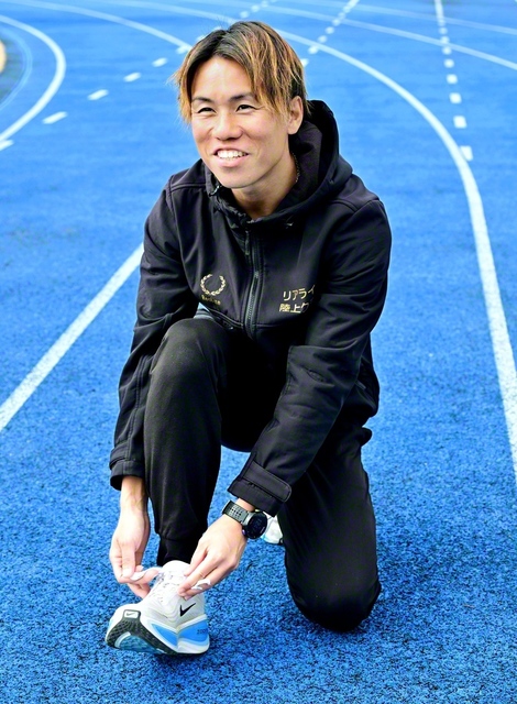 「寝ても覚めても頭の中は、陸上のことばかりです」と練習前の沼口さん。希望する生徒には送り迎えも行っている