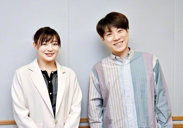 横山だいすけさん㊨と角田夏実さん