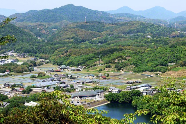 自然豊かな旧・財田町の地域