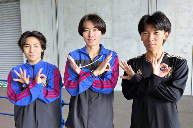 1500メートルで決勝に進出した1年生トリオ