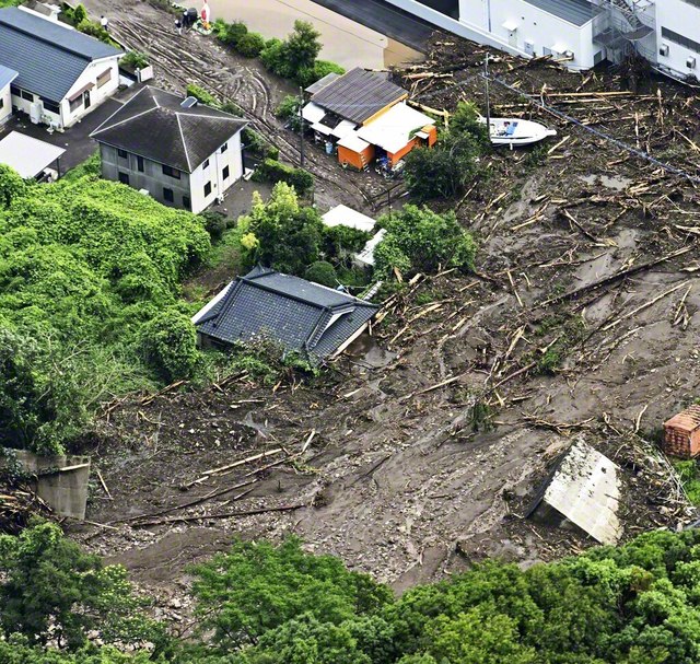 土砂災害（2025年8月、鹿児島県霧島市内）