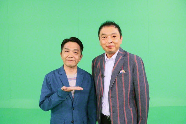 収録に臨む剛さん㊧と礼二さん