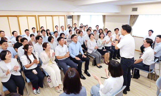 東京・信濃町の世界青年会館のリニューアルオープンを記念した集いが晴れやかに行われた（9日）