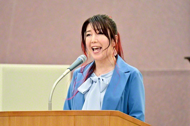 活動体験を披露した藤田美穂さん