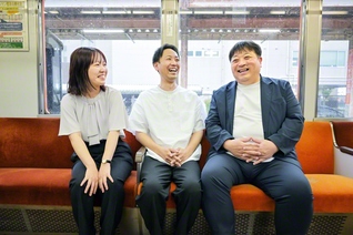 右から錦織監督、福島島根総県青年部長、徳田同池田華陽会委員長