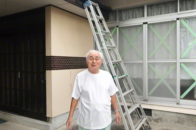 「かたし隊の皆さんが大きな支えになりました」と語る畠村さん（宇城市・松橋町内で）