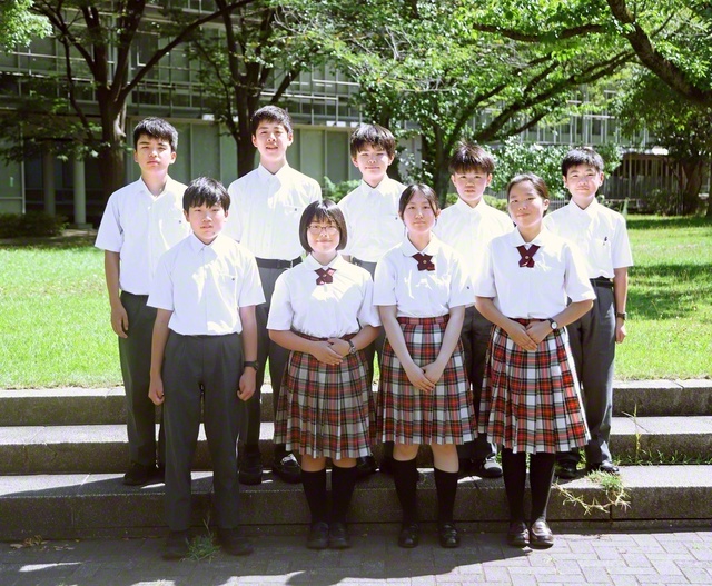 関西創価中学校のディベート部（藤崎緒葉来部長）