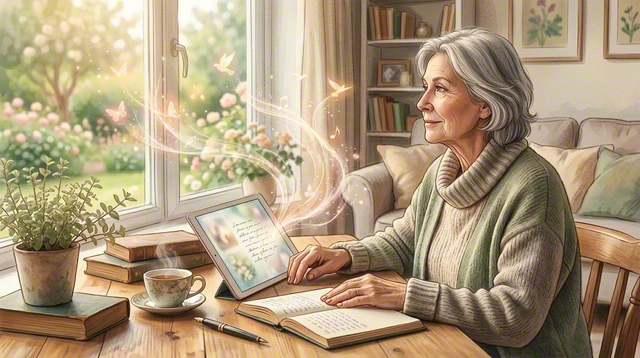 AIなどで自分のデータを使い、死後も自分を残せるとしたら――（Adobe　Fireflyでイメージ画像を生成）