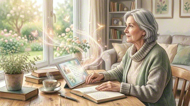 AIなどで自分のデータを使い、死後も自分を残せるとしたら――（Adobe　Fireflyでイメージ画像を生成）