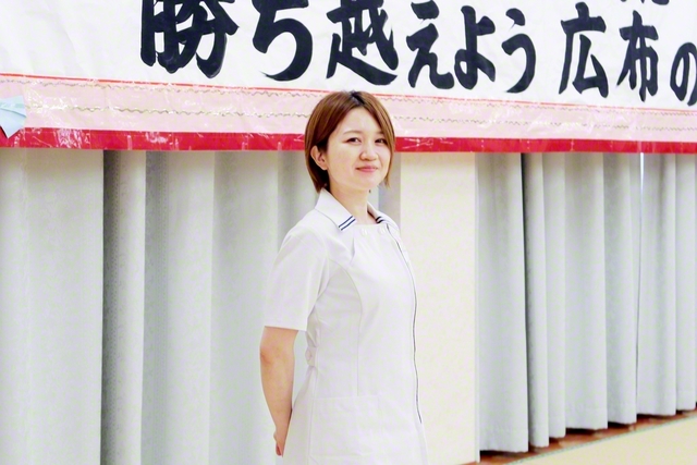 “今、自分にできることをやろう”との思いでボランティアにも積極的に取り組む植田さん（八代市内で）