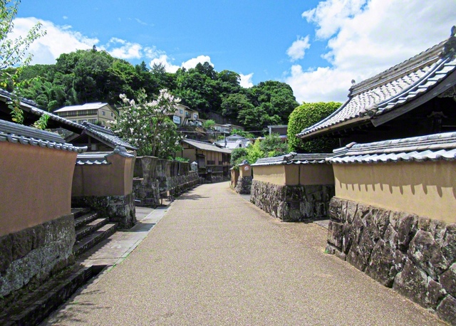 作曲家・滝廉太郎ゆかりの岡城跡近くには、今も武家屋敷が数多く残る（大分県竹田市）＝大分・庄一利通信員