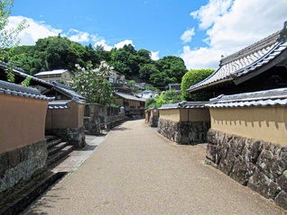 作曲家・滝廉太郎ゆかりの岡城跡近くには、今も武家屋敷が数多く残る（大分県竹田市）＝大分・庄一利通信員