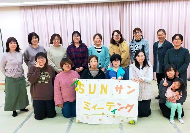毎回、明るい雰囲気で開かれる君津中央本部の“SUNサンミーティング”