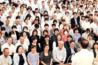 正義の誓いに燃える四国本部長会（13日、四国池田文化会館で）