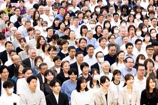 抜苦与楽の使命を胸に進むドクター部（東京戸田記念講堂で）