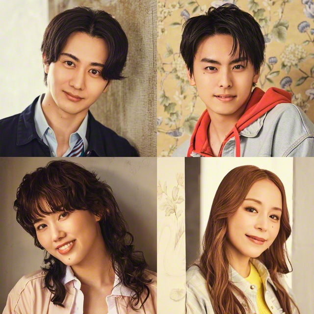 左上から時計回りに、太田基裕、高野洸、平野綾、彩風咲奈