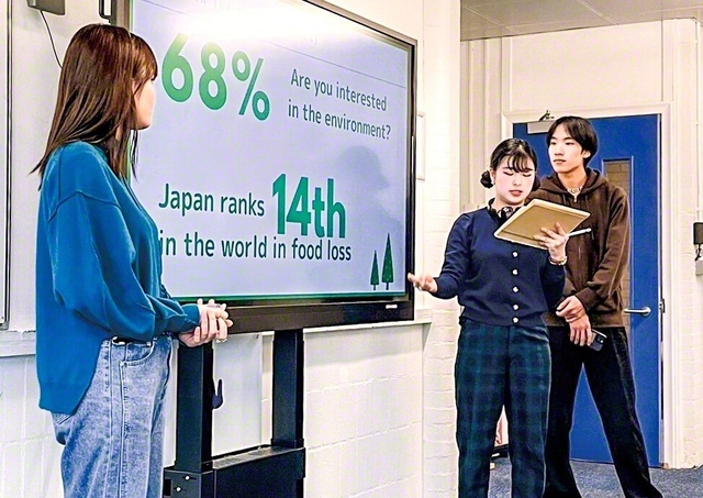 英語学習・留学プログラム「GLOBE」では、英語で経済学などの基礎を学ぶ