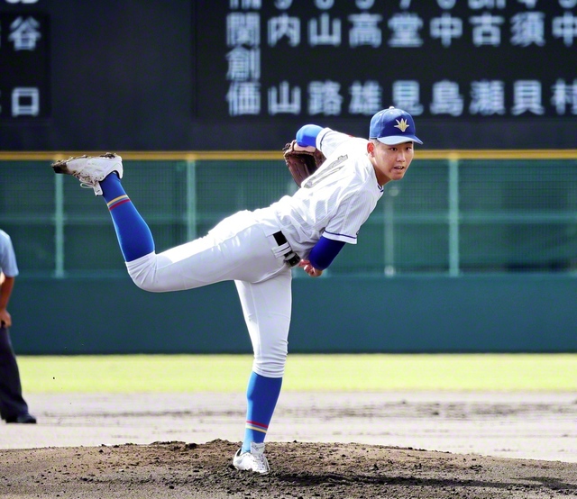 熱投を見せた先発の山本投手