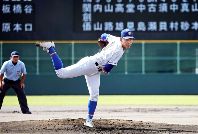 熱投を見せた先発の山本投手