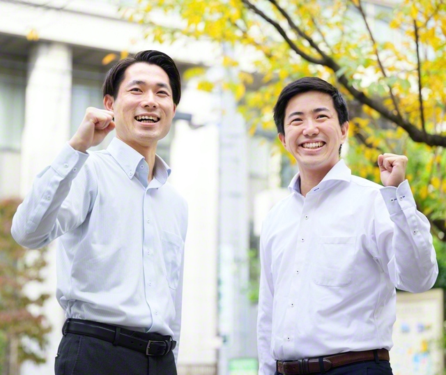 宝の友の挑戦に寄り添い、勇気のエールを――心一つに出発する大橋未来部長㊨と新任の田畑書記長