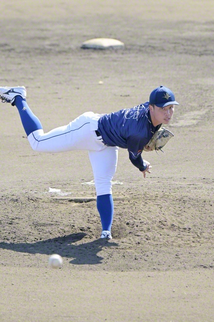 7回1失点の好投を見せた中西（さいたま市岩槻川通公園野球場で）