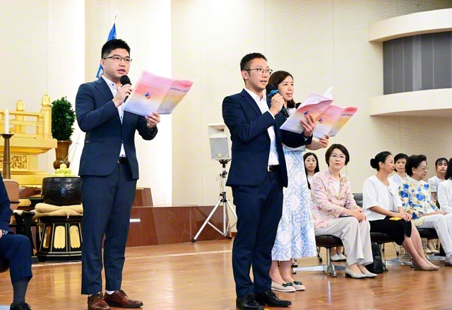 青年部のリーダーが、師弟不二の精神を生涯貫く「青年部宣言」を発表