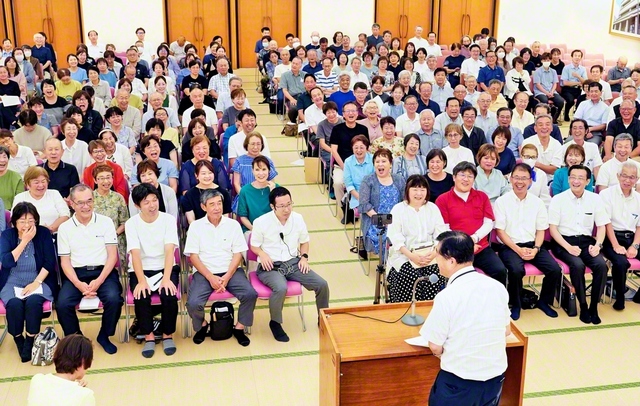 メイン会場の兵庫池田文化会館では神戸中央総区の友が喜びに沸いて