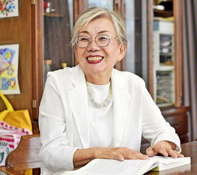 “語り部”活動を続ける篠原さん。自身の証言がアメリカの教科書に掲載も