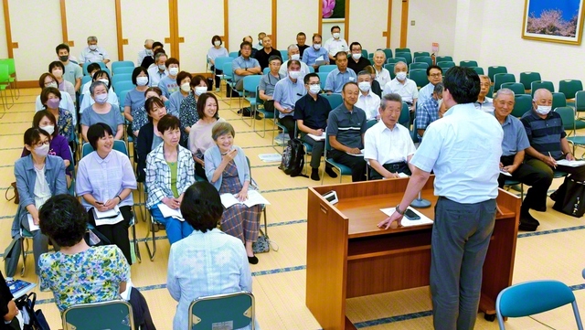 アルプス栄光圏の地区部長・地区女性部長会（21日）