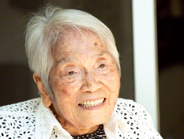 「全部、信心のおかげです。題目はすごいです」と語る盛さん