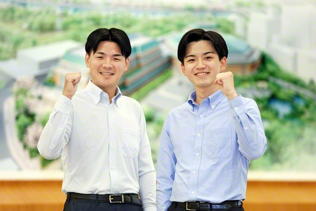 西﨑関西学生部長㊨と福井書記長
