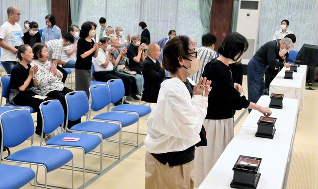 秋季彼岸勤行法要（明日香文化会館で）