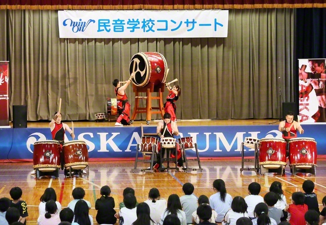 2022年の学校コンサート（徳島市内で）